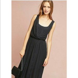 NWT Anthropologie Maeve Sloan Midi black dress